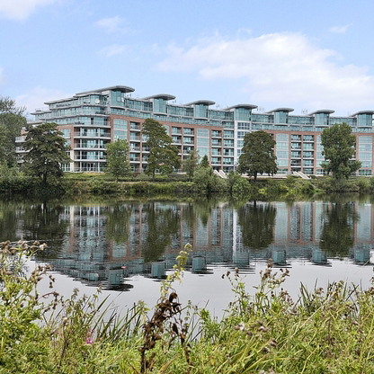 River water powers pool heat