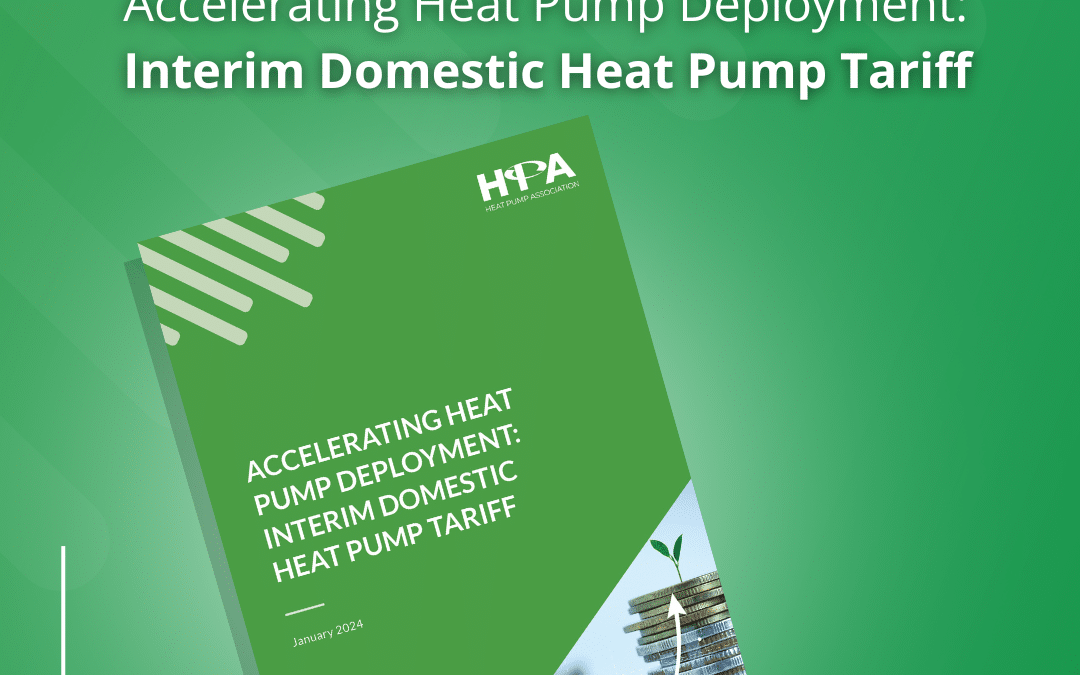 Heat Pump Association proposes a Domestic Heat Pump Tariff Discount.