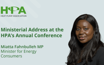 Heat Pump Association to Welcome Minister for Energy Consumers at Inaugural Conference